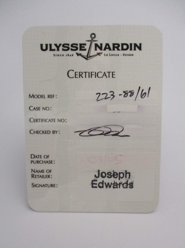 Orologio ulysse nardin san - orologio,